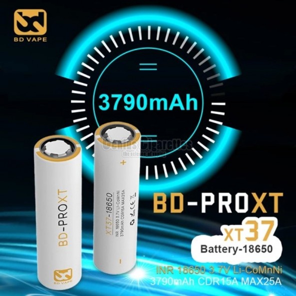 Bd Vape High-end Battery Bd-pro Xt37 18650 3790mah